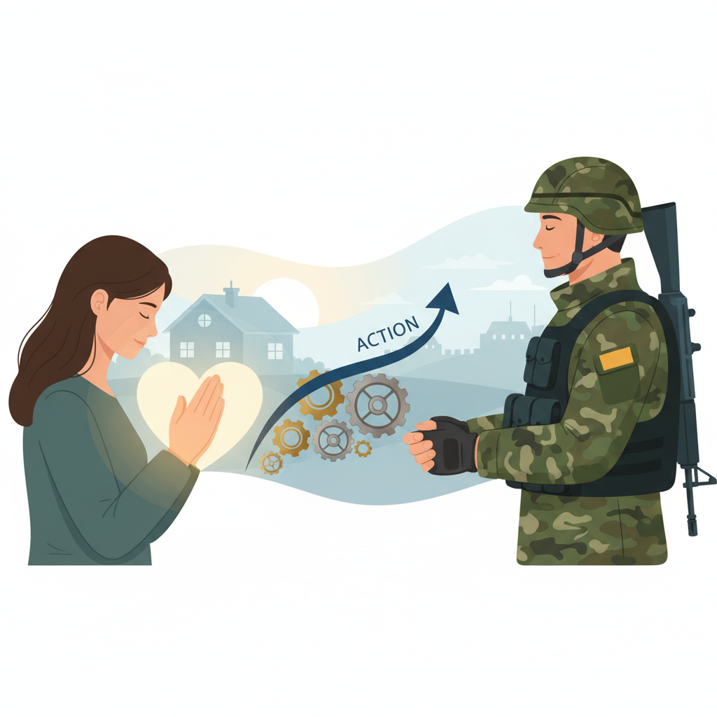 Як поєднати молитву з дією