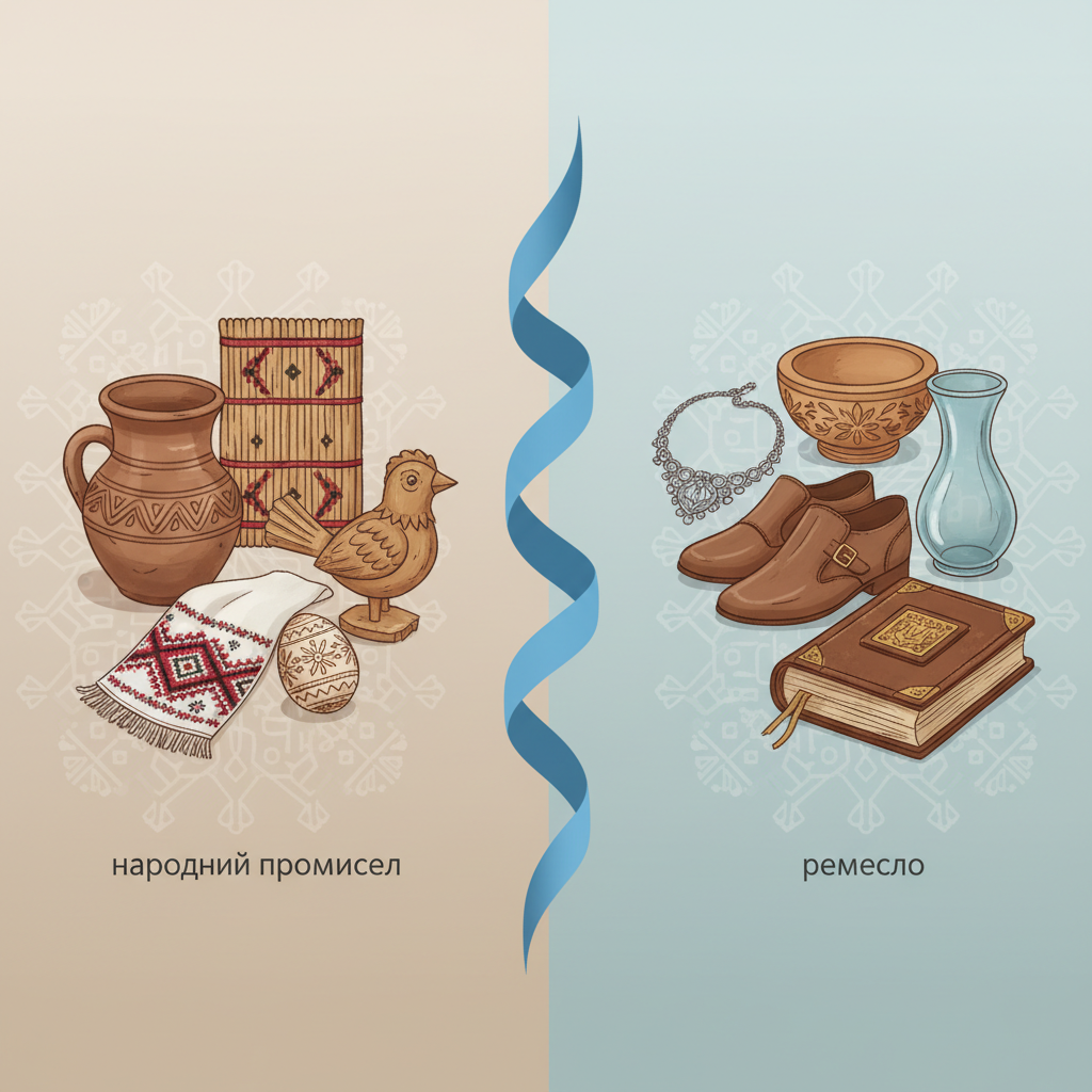 Що таке народний промисел і чим він відрізняється від ремесла — иллюстрация к статье «народні промисли україни»