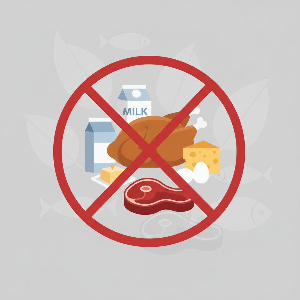 Які продукти заборонені в піст — иллюстрация к статье «що не можна їсти в піст»