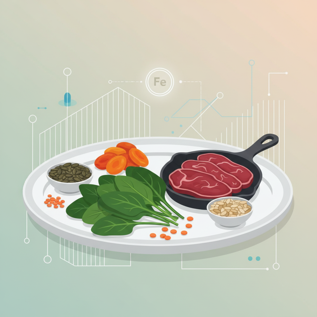 Продукти з найвищим вмістом заліза — иллюстрация к статье «які продукти піднімають гемоглобін»