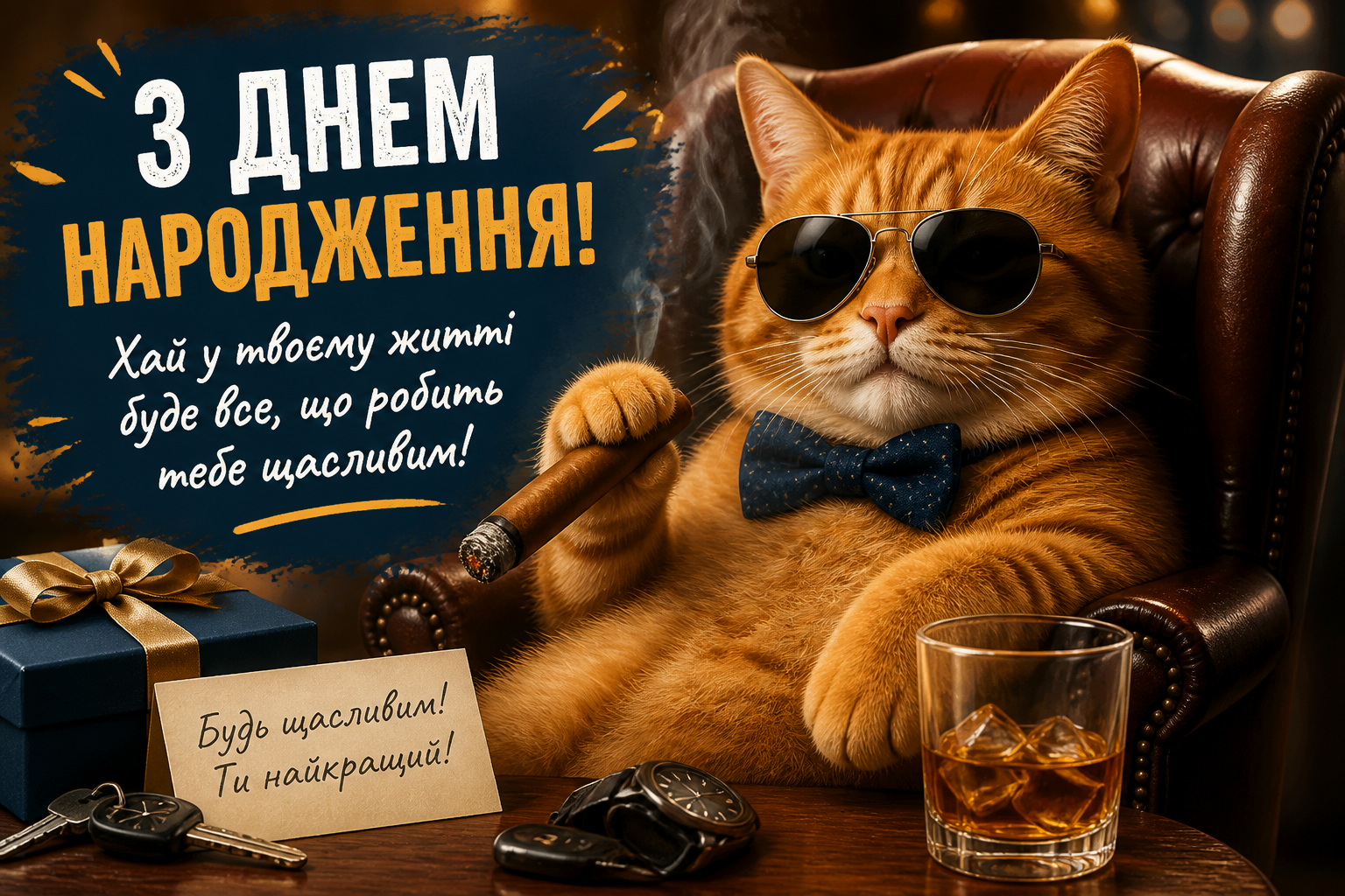 прикольні картинки з днем народження для чоловіка