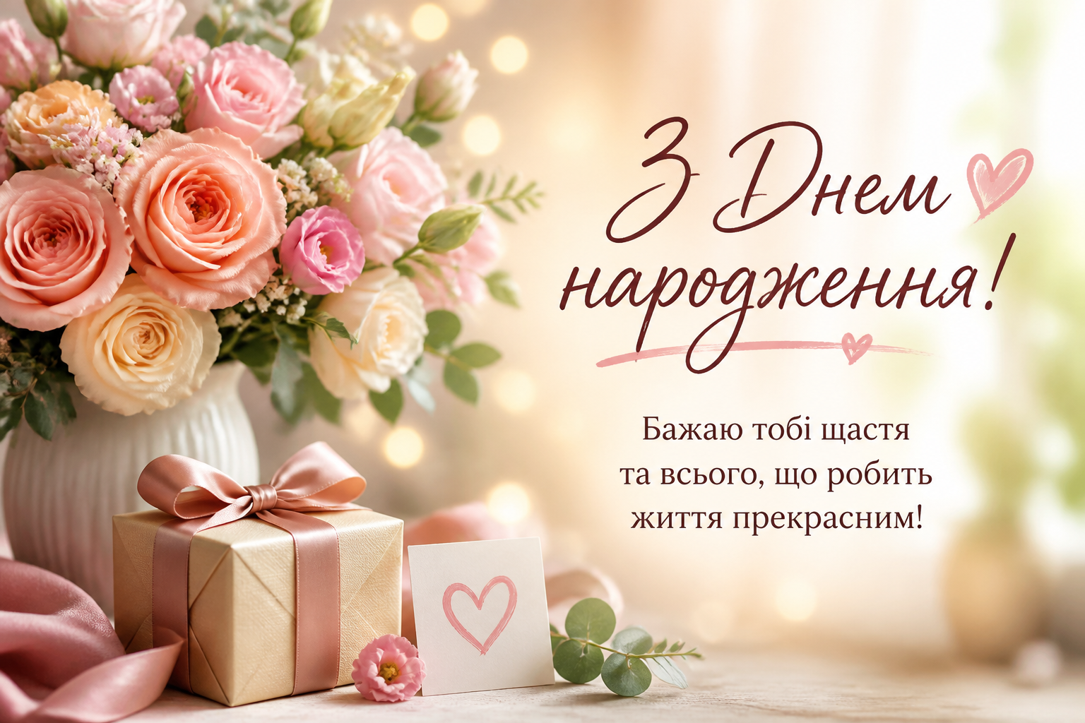 Привітання для найближчих — бо кожна людина заслуговує на своє