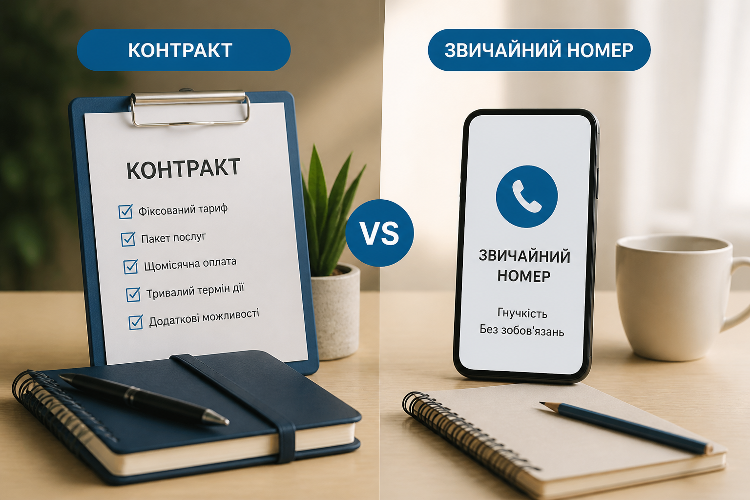 Що таке контракт Київстар і чим він відрізняється від звичайного номера