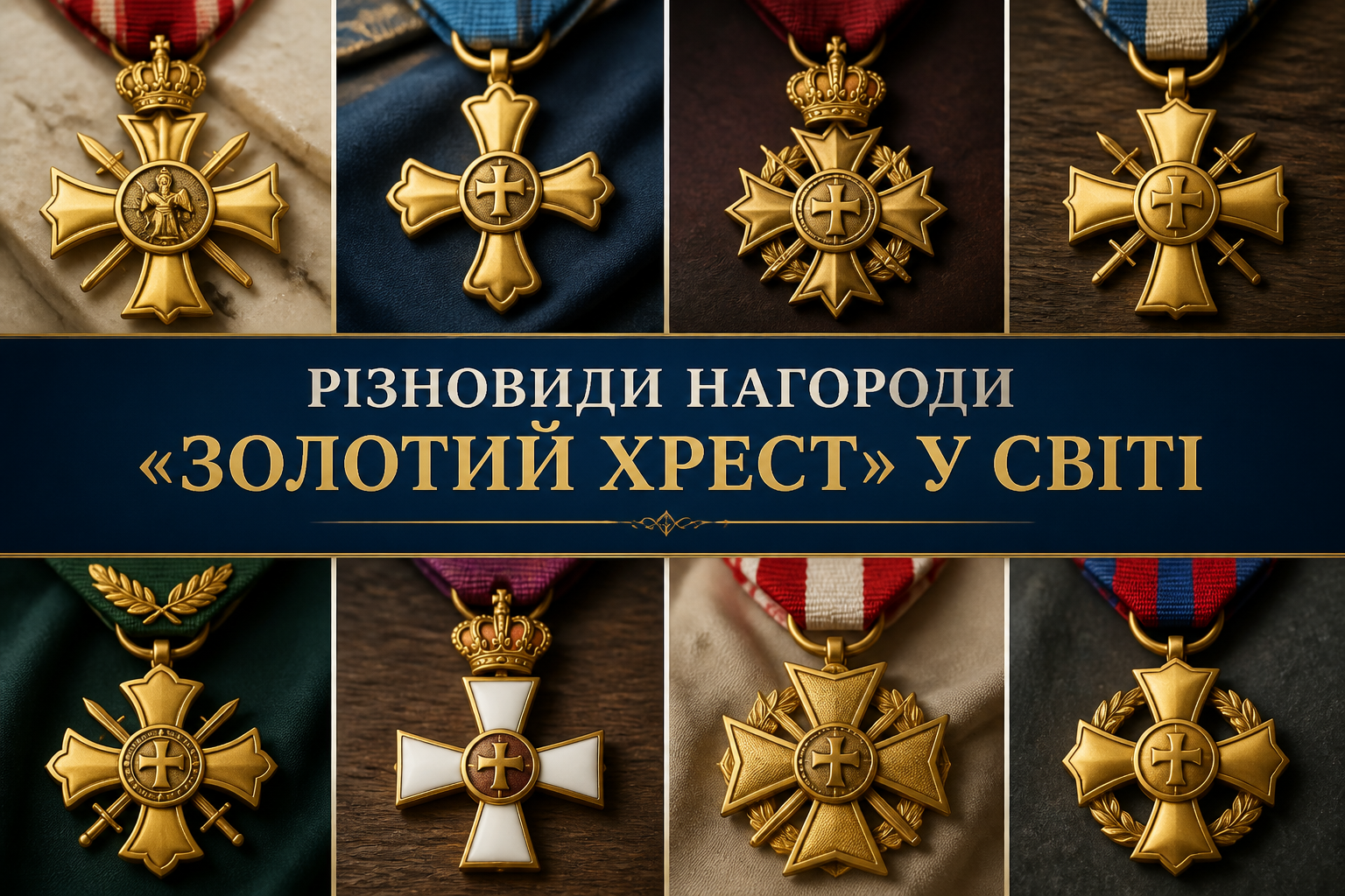 Різновиди нагороди «Золотий хрест» у світі