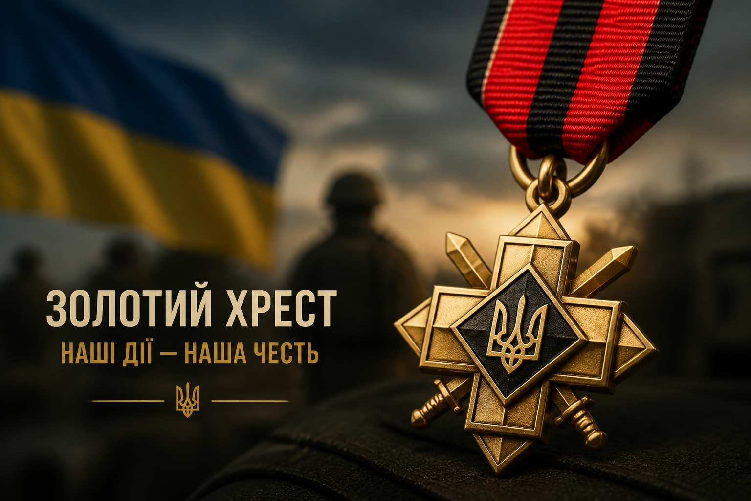 «Золотий хрест» в Україні: від відомчих відзнак до бойових нагород