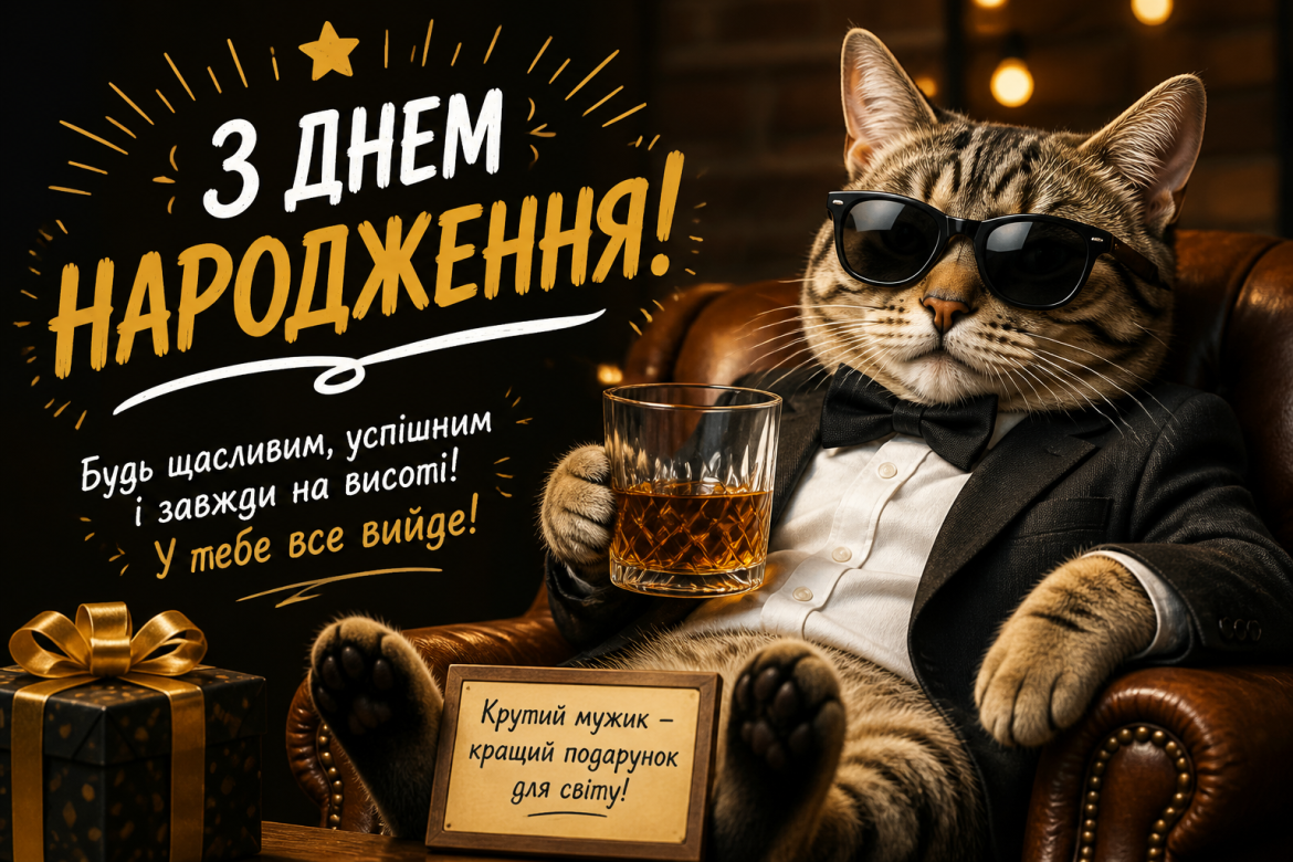 Прикольні картинки з днем народження для чоловіка: жарти, тости і підписи на будь-який смак