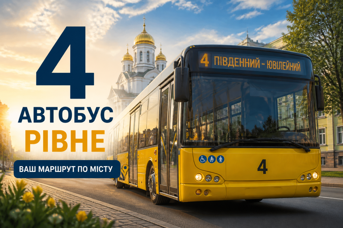 Автобус №4 у Рівному: маршрут, зупинки та все, що варто знати