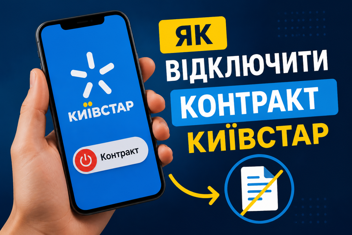 Як відключити контракт Київстар: всі способи та що треба знати перед розірванням